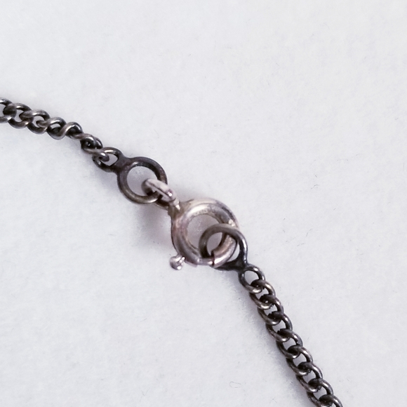 ♥️VINTAGE♥️ WILSONS JEWELER'S SOLID STERLING SILVER NECKLACE - Picture 3 of 10